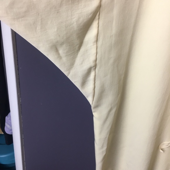 Vintage Cream Yellow Dropped Waist Dress - Picture 5 of 13